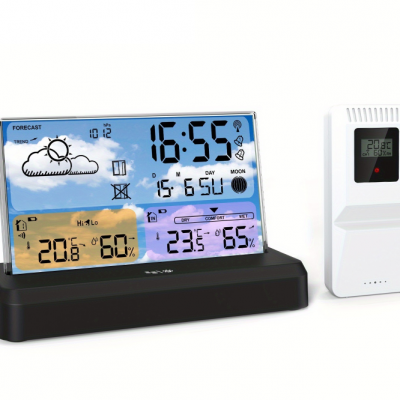 5112-2 Desktop RCC Weather Station Forecast Clock