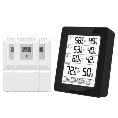 YJ5109 Indoor&Outdoor Touch Screen Thermometer Hygrometer