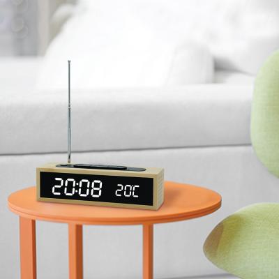 KH-WC082  Radio Wooden Clock 
